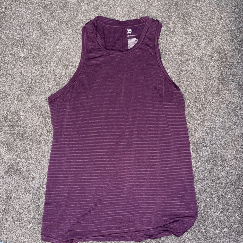 Purple Athletic Tank